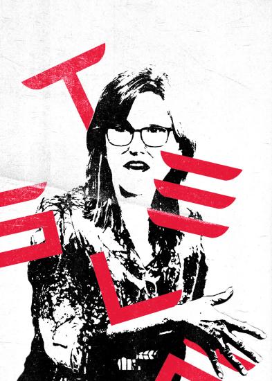 Cathie Wood. (Illustration by II; photo via Bloomberg) Cathie Wood. (Illustration by II; photo via Bloomberg)