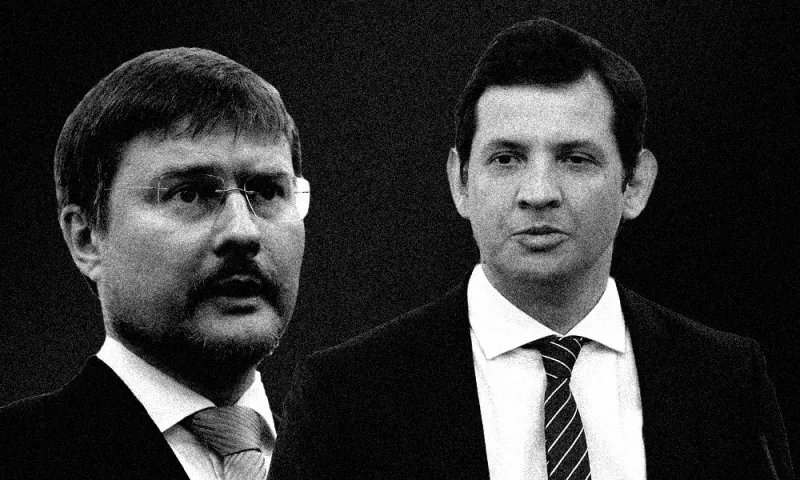 Sergey Ivanov, CEO of Alrosa PJSC and Adrian Tanase, CEO of Bucharest Stock Exchange. (Andrey Rudakov/Bloomberg; Courtesy BVB) Sergey Ivanov, CEO of Alrosa PJSC and Adrian Tanase, CEO of Bucharest Stock Exchange. (Andrey Rudakov/Bloomberg; Courtesy BVB)