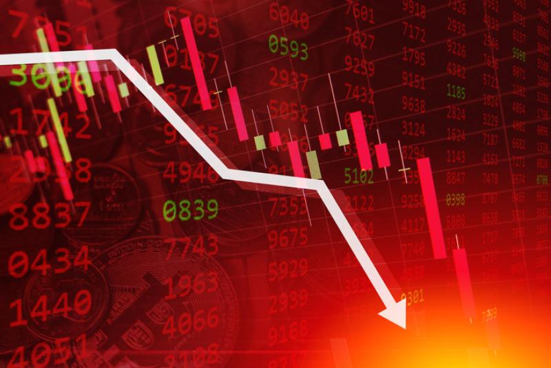 economic crisis stock chart falling down business global money bankruptcy concept economic crisis stock chart falling down business global money bankruptcy concept