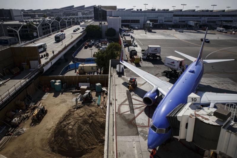 Los Angeles International airport. (Patrick T. Fallon/Bloomberg)
