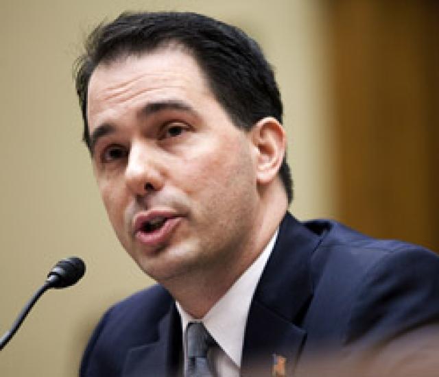 Wisconsin Gov. Scott Walker At Hearing On Municipal Debt Wisconsin Gov. Scott Walker At Hearing On Municipal Debt