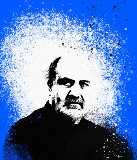 Nassim Taleb (Illustrations by II; Photographs via Bloomberg) Nassim Taleb (Illustrations by II; Photographs via Bloomberg)